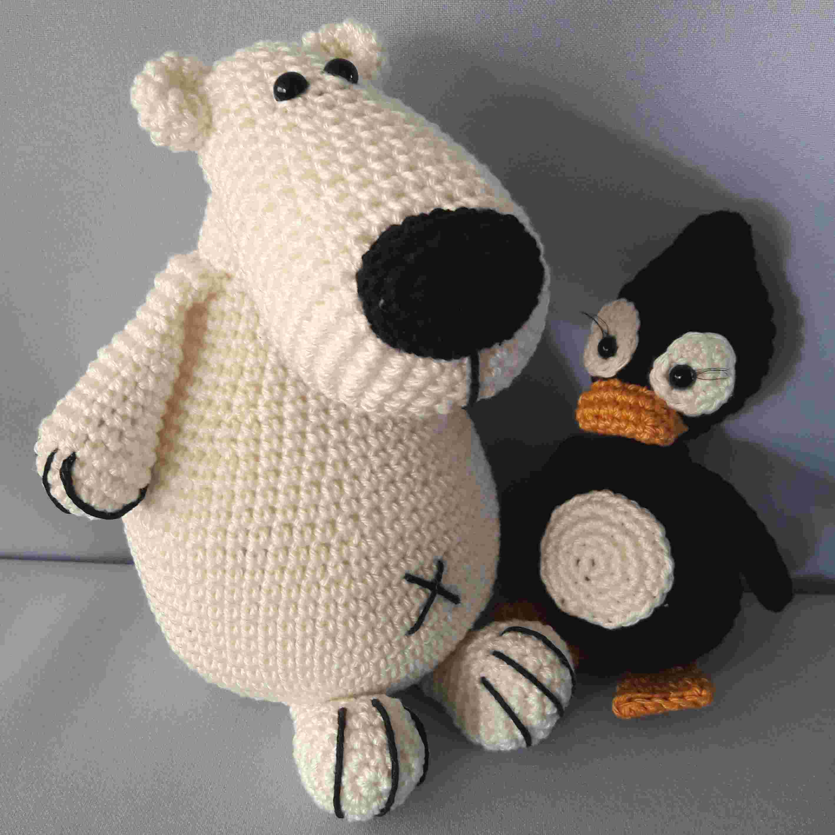 IJsbeer en pinguin 